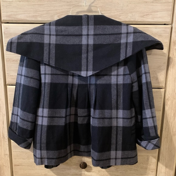 Tulle Jacket (Anthropologie); Navy Blue & Light Blue - Picture 2 of 3